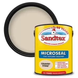 Sandtex Textured Masonry Paint - Country Stone - 5L