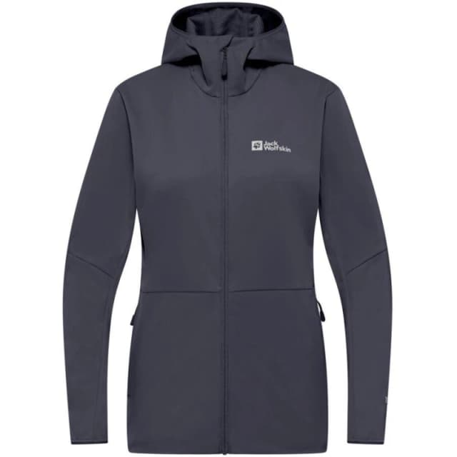 Jack Wolfskin Womens Feldberg Waterproof Softshell Jacket Graphite female 12 (M)