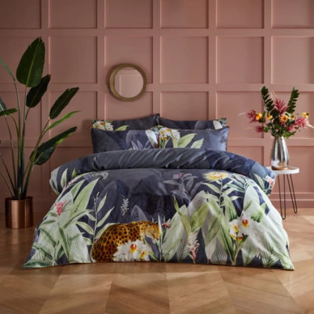 Paoletti Paoletti Artemis Botanical 100% Cotton Duvet Cover Set Size: Single Multi Single Unisex 5025532542199