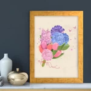 AC63721865 Multicolor Decorative Framed MDF Painting