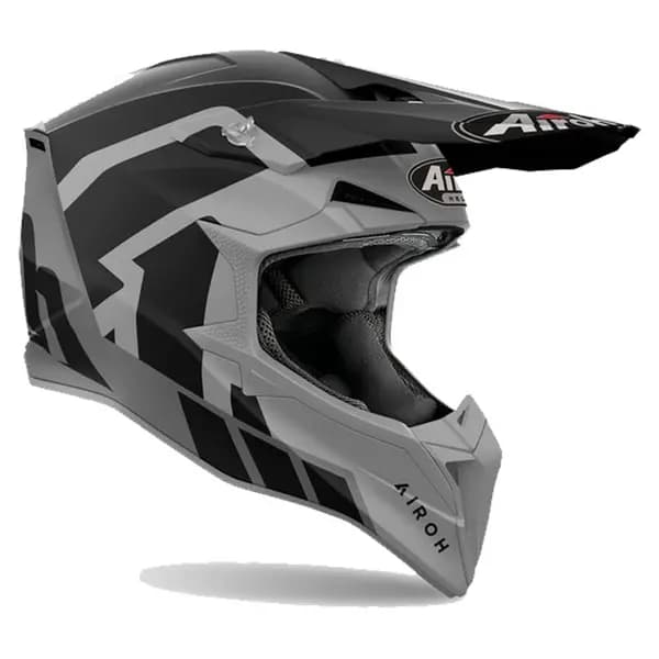 Airoh Wraaap Reloaded Grey Black Offroad Helmet Size XS