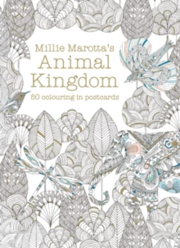 Millie Marotta's Animal Kingdom Postcard Box : 50 beautiful cards for colouring in Postcard book or pack