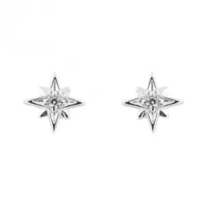 Zirconia Starburst Earrings E6237C
