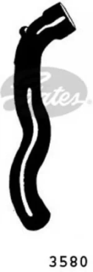 Curved Radiator Hose 305mm X 31 Gates 3580