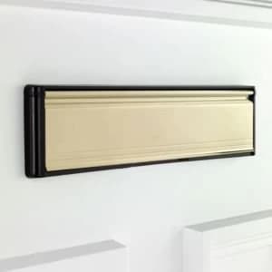 BQ Gold effect Letter plate