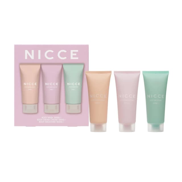 Nicce 150ml Body Wash 150ml Body Lotion and 150ml Body Scrub Gift Set 3 x 150ml female One Size