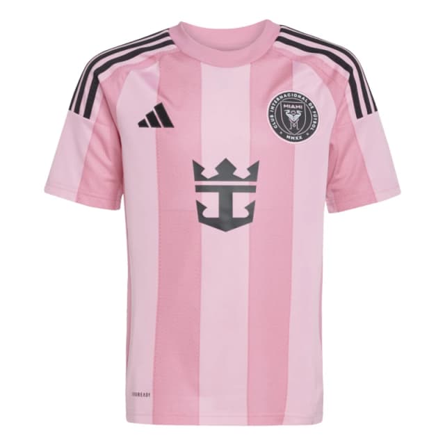 adidas Unisex Kids Inter Miami CF Home 2025/26 Football Shirt Pink/Black unisex 7-8 Years