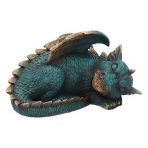 Forty Winks Sleeping Green Dragon Ornament