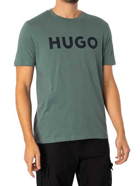 HUGO Dulivio Graphic T-Shirt Dark Green XXL