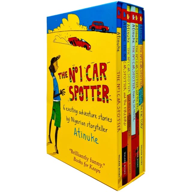 The No. 1 Car Spotter Series 6 Books Collection Box Set by Atinuke (Ages 7-9) Paperback Atinuke Books