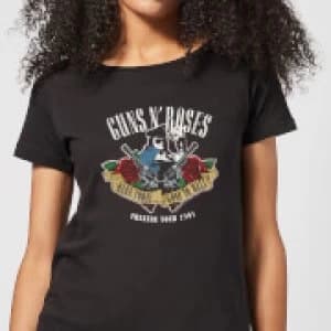 Guns N Roses Here Today... Gone To Hell Womens T-Shirt - Black