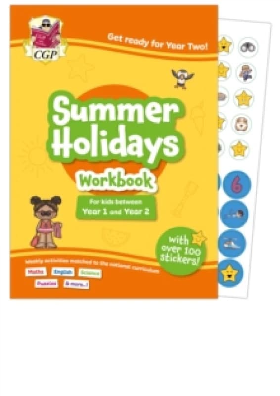 CGP Summer Holidays Activity Workbook - for kids between Year 1 and Year 2 (ages 5-6) Paperback / softback