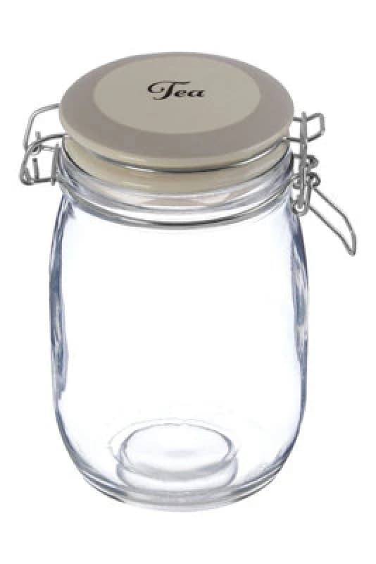 Premier Housewares Grocer Tea Storage Jar Clear