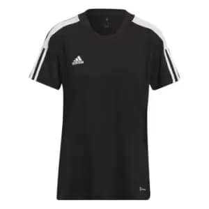 adidas Tiro Jersey Womens - Black