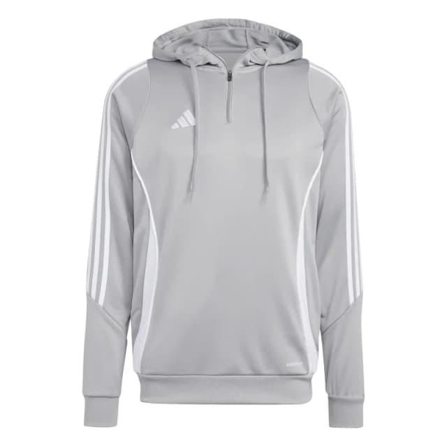 adidas Tiro 24 Training Hoodie Mens Performance Hoodies S Grey 51703602350