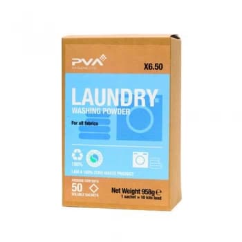 PVA Laundry Washing Powder Sachets Pack of 50 PVAA6-50