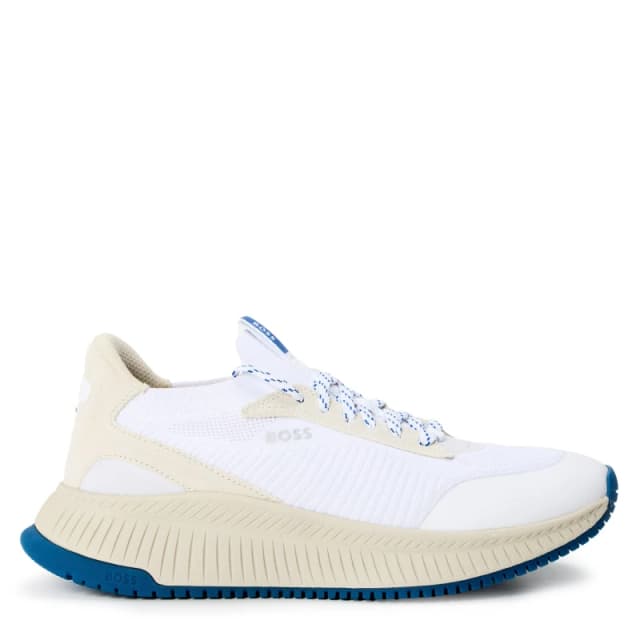 Boss Mens Ttnm Evo Run Lightweight Breathable Trainers Natural male 6 (40)