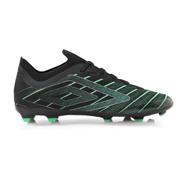 Umbro Velocita Elixir Premier FG Football Boots Black Green male UK 8