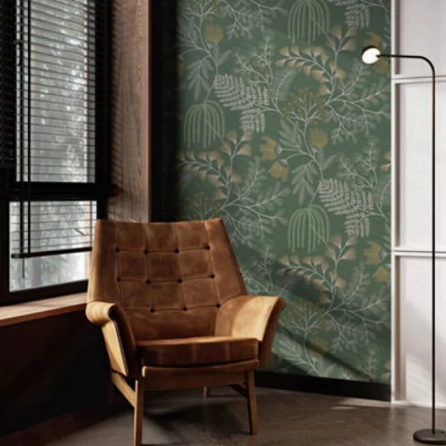 Superfresco Easy Superfresco Easy Richmond Wallpaper in Green Size: 10000mm_x_520mm Green 10000mm_x_520mm Unisex 5011583795301