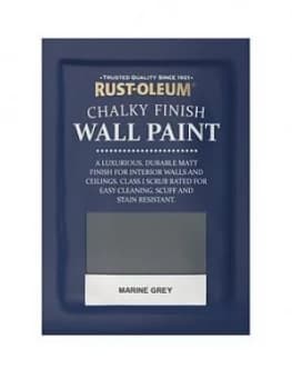 Rust-Oleum Chalky Finish Wall Paint Tester Sachet ; Marine Grey