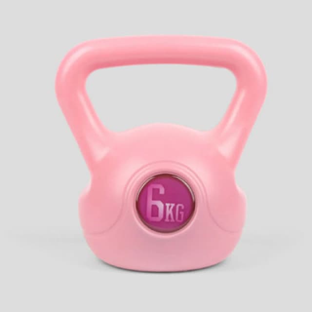 Phoenix Fitness 6Kg Pink Kettlebell For Beginner Strength And Conditioning Workouts