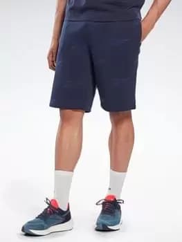 Reebok Identity Vector Fleece Shorts, Black Size M Men