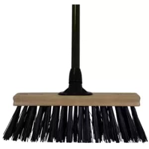 Charles Bentley - Charnwood 14' Heavy Duty pvc Broom Garden fsc Wood - Green