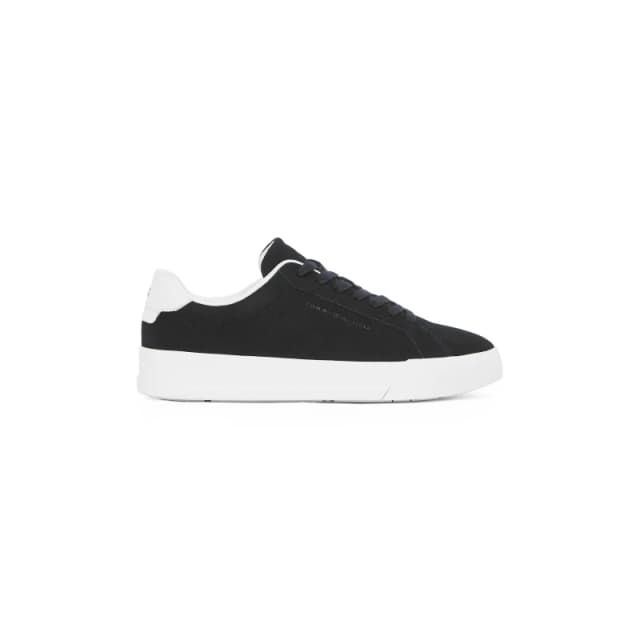 Tommy Hilfiger Court Leather Low Top Trainers Black/White male 7 (41)