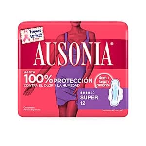 AUSONIA compresas super alas 12 uds