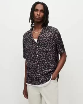 AllSaints Romantik Leopard Print Shirt