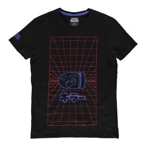 Nintendo - Neon Japanese Bullet Bill Mens Large T-Shirt - Black