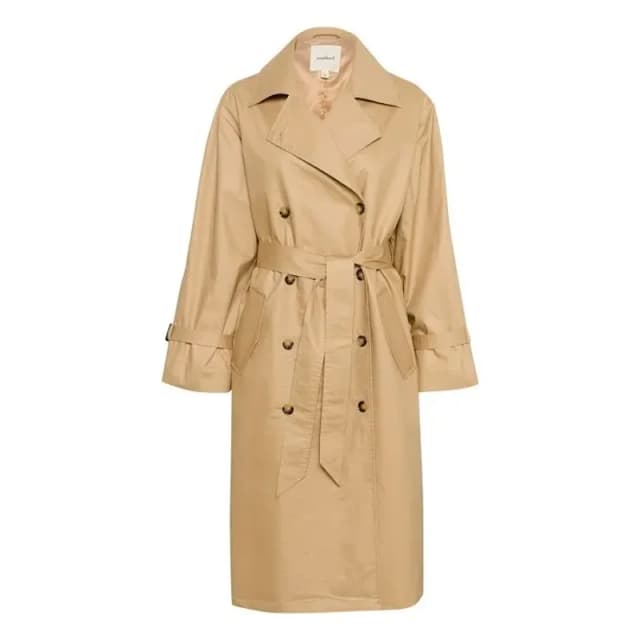 Soaked in Luxury Belted coat For Her Soaked in Luxury Favne Beige Female XL