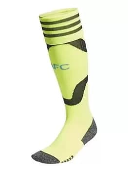 adidas Arsenal 23/24 Away Stadium Socks, Yellow Size M Men