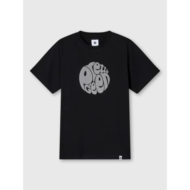 Pretty Green Mens Gillespie Logo Regular Fit T-Shirt Black male Small