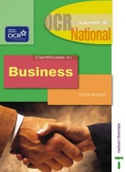 Ocr Level 2 National Certificate in Business by Chris Nuttall Paperback