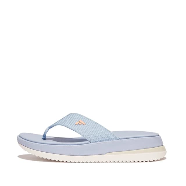 Fitflop Womens Surff Two-tone Toe Post Sandals UK Size 4 (EU 37) Skywash Blue FIT091-SKYBLU-4