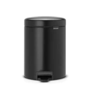 Brabantia newlcon 5L Pedal Bin - Black