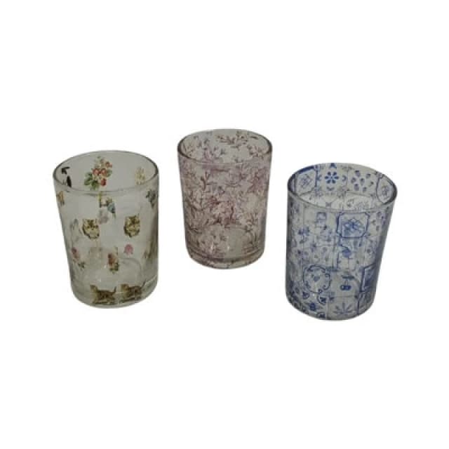 Minster Votive Holder - Glass - L8 X W8 X H10 Cm