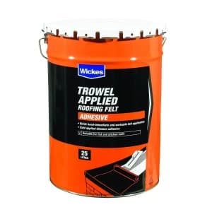 Wickes Trowel On Roofing Felt Adhesive 25L