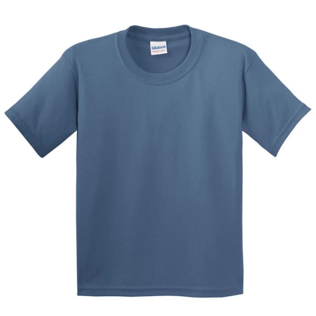 Gildan Heavy Cotton T-Shirt Pack of 2 in Blue Size: XS Blue Unisex XS