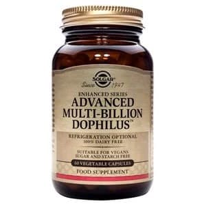 Solgar Advanced Multi Billion Dophilusamp174 Non Dairy Vegetable Capsules 120 Caps