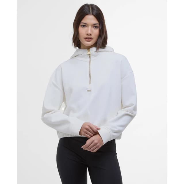 Barbour International Priya Hoodie - Cream Cream 8