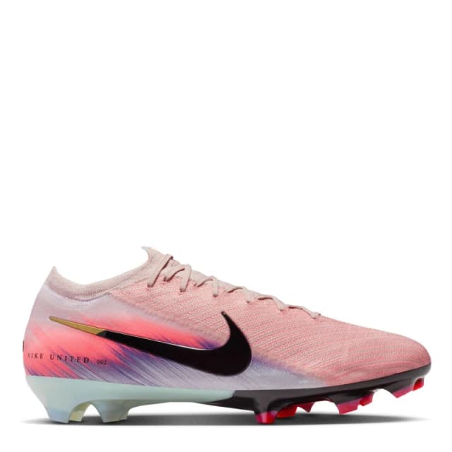 Nike Mercurial Vapor 16 Elite Adults Firm Ground Football Boots Pink/Blue male 10 (45)