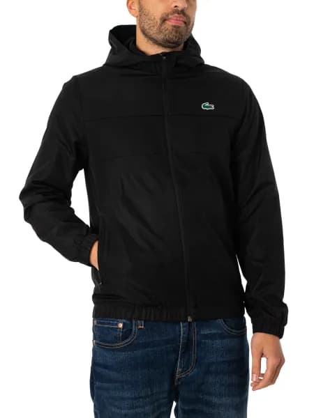 Recycled Fiber Zipped Hooded Jacket