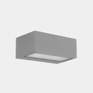 Nemesis Outdoor LED Up Down Light Grey, Opal IP65 10.5W 2700K