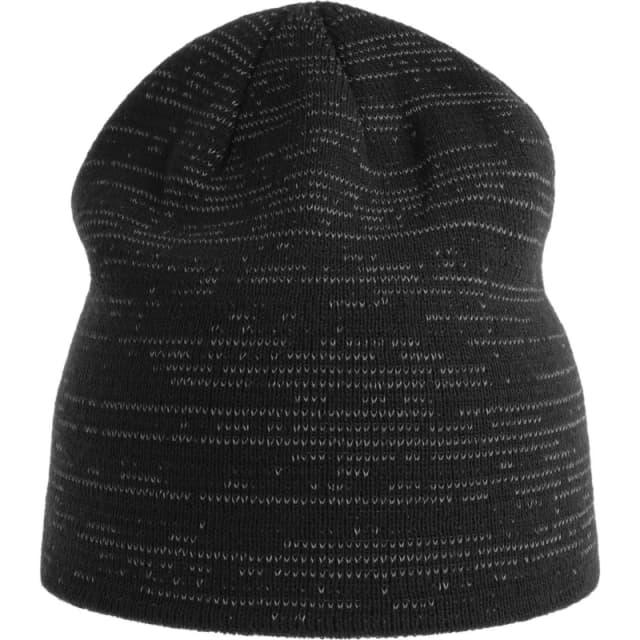 Atlantis Atlantis Men Shine Reflective Short Beanie in Black One Size Male 5063300858233