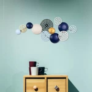 Aurora 2 Multicolor Decorative Metal Wall Accessory
