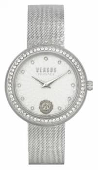 Versus Versace Womens Lea Stainless Steel Mesh Watch