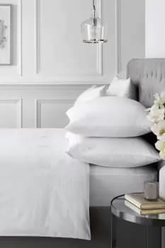 'Embroidered Trees' 100% Cotton Embroidered Duvet Cover Set