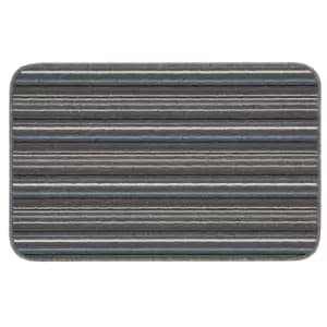 Washamat Stockholm Mat Lead/Light Blue 90 X 57Cm